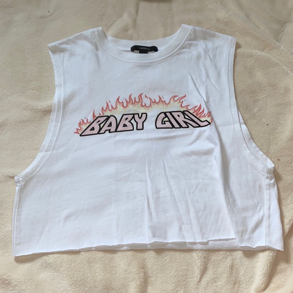 Forever 21 Cropped Muscle Tee